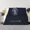 San Diego Padres Blanket - Fleece Blanket for Couch - Warm san diego padres blanket fleece blanket for couch warm ver 45