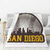 San Diego Padres Blanket - Fleece Blanket for Gift - Lightweight (Throw Size) san diego padres blanket fleece blanket for gift lightweight throw size ver 48