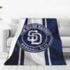 San Diego Padres Blanket - Fleece Blanket for Sofa - Cozy (Queen Size) san diego padres blanket fleece blanket for sofa cozy queen size ver 23