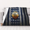 San Diego Padres Blanket - Sherpa Blanket for Gift - Cozy san diego padres blanket sherpa blanket for gift cozy ver 32