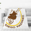 San Diego Padres Blanket - Sherpa Blanket for Gift - Lightweight (Queen Size) san diego padres blanket sherpa blanket for gift lightweight queen size ver 27