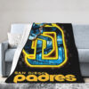 San Diego Padres Blanket - Sherpa Blanket for Gift - Soft (Multiple Sizes) san diego padres blanket sherpa blanket for gift soft multiple sizes ver 25