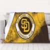 San Diego Padres Blankets - Fleece Blanket for Gift - Lightweight (Queen Size) san diego padres blankets fleece blanket for gift lightweight queen size ver 19