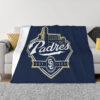 San Diego Padres Blankets - Fleece Blanket for Gift - Lightweight san diego padres blankets fleece blanket for gift lightweight ver 44