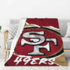 San Francisco 49ers Blanket - Fleece Blanket for Bed - Lightweight (Queen Size) san francisco 49ers blanket fleece blanket for bed lightweight queen size ver 3