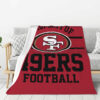 San Francisco 49ers Blanket - Fleece Blanket for Couch - Cozy (Multiple Sizes) san francisco 49ers blanket fleece blanket for couch cozy multiple sizes ver 112