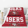 San Francisco 49ers Blanket - Sherpa Blanket for Bed - Warm (Multiple Sizes) san francisco 49ers blanket sherpa blanket for bed warm multiple sizes ver 2