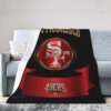 San Francisco 49ers Blanket - Sherpa Blanket for Couch - Soft (Multiple Sizes) san francisco 49ers blanket sherpa blanket for couch soft multiple sizes ver 115