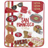 San Francisco 49ers Blanket - Sherpa Blanket for Couch - Soft (Multiple Sizes) san francisco 49ers blanket sherpa blanket for couch soft multiple sizes ver 56