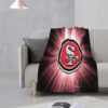 San Francisco 49ers Blanket - Sherpa Blanket for Couch - Soft san francisco 49ers blanket sherpa blanket for couch soft ver 132
