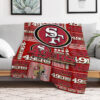 San Francisco 49ers Blanket - Sherpa Blanket for Couch - Warm san francisco 49ers blanket sherpa blanket for couch warm ver 103
