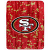 San Francisco 49ers Blanket - Sherpa Blanket for Gift - Soft (Throw Size) san francisco 49ers blanket sherpa blanket for gift soft throw size ver 135