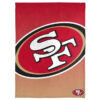 San Francisco 49ers Blanket - Sherpa Blanket for Sofa - Cozy (Throw Size) san francisco 49ers blanket sherpa blanket for sofa cozy throw size ver 60