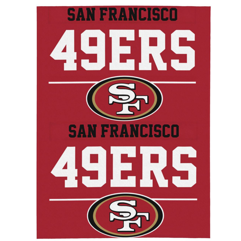 san-francisco-49ers-blanket-sherpa-blanket-for-sofa-lightweight-ver-100 san francisco 49ers blanket sherpa blanket for sofa lightweight ver 100