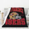 San Francisco 49ers Blanket - Sherpa Blanket for Sofa - Lightweight san francisco 49ers blanket sherpa blanket for sofa lightweight ver 144