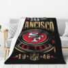 San Francisco 49ers Blankets - Fleece Blanket for Couch - Soft (Queen Size) san francisco 49ers blankets fleece blanket for couch soft queen size ver 79