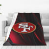 San Francisco 49ers Blankets - Sherpa Blanket for Bed - Lightweight san francisco 49ers blankets sherpa blanket for bed lightweight ver 12