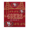 San Francisco 49ers Blankets - Sherpa Blanket for Bed - Warm (Multiple Sizes) san francisco 49ers blankets sherpa blanket for bed warm multiple sizes ver 88
