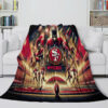 San Francisco 49ers Blankets - Sherpa Blanket for Bed - Warm san francisco 49ers blankets sherpa blanket for bed warm ver 54