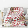 San Francisco 49ers Blankets - Sherpa Blanket for Gift - Cozy (Queen Size) san francisco 49ers blankets sherpa blanket for gift cozy queen size ver 111