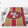 San Francisco 49ers Blankets - Sherpa Blanket for Sofa - Cozy (Multiple Sizes) san francisco 49ers blankets sherpa blanket for sofa cozy multiple sizes ver 136