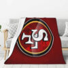 San Francisco 49ers Blankets - Sherpa Blanket for Sofa - Lightweight (Multiple Sizes) san francisco 49ers blankets sherpa blanket for sofa lightweight multiple sizes ver 36