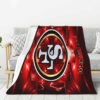 San Francisco 49ers Blankets - Sherpa Blanket for Sofa - Warm san francisco 49ers blankets sherpa blanket for sofa warm ver 142