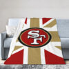 San Francisco 49ers Blankets - Sherpa Blanket for Sofa - Warm san francisco 49ers blankets sherpa blanket for sofa warm ver 50