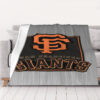 San Francisco Giants Blankets - Fleece Blanket for Bed - Warm (Multiple Sizes) san francisco giants blankets fleece blanket for bed warm multiple sizes ver 40