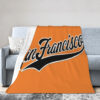 San Francisco Giants Blankets - Sherpa Blanket for Sofa - Soft (Queen Size) san francisco giants blankets sherpa blanket for sofa soft queen size ver 29