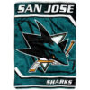 San Jose Sharks Blankets - Fleece Blanket for Couch - Lightweight (Throw Size) san jose sharks blankets fleece blanket for couch lightweight throw size ver 5