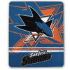 San Jose Sharks Blankets - Sherpa Blanket for Couch - Warm (Queen Size) san jose sharks blankets sherpa blanket for couch warm queen size ver 3