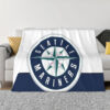 Seattle Mariners Blanket - Fleece Blanket for Bed - Warm seattle mariners blanket fleece blanket for bed warm ver 30