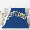 Seattle Mariners Blanket - Fleece Blanket for Couch - Soft (Throw Size) seattle mariners blanket fleece blanket for couch soft throw size ver 39