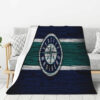 Seattle Mariners Blanket - Fleece Blanket for Sofa - Warm (Queen Size) seattle mariners blanket fleece blanket for sofa warm queen size ver 13