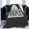 Seattle Mariners Blankets - Sherpa Blanket for Couch - Warm (Queen Size) seattle mariners blankets sherpa blanket for couch warm queen size ver 22