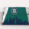 Seattle Mariners Blankets - Sherpa Blanket for Gift - Soft (Multiple Sizes) seattle mariners blankets sherpa blanket for gift soft multiple sizes ver 1