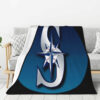 Seattle Mariners Blankets - Sherpa Blanket for Gift - Warm seattle mariners blankets sherpa blanket for gift warm ver 51