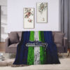 Seattle Seahawks Blanket - Fleece Blanket for Couch - Cozy seattle seahawks blanket fleece blanket for couch cozy ver 39