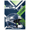 Seattle Seahawks Blanket - Fleece Blanket for Couch - Warm (Throw Size) seattle seahawks blanket fleece blanket for couch warm throw size ver 48