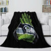 Seattle Seahawks Blanket - Fleece Blanket for Gift - Lightweight seattle seahawks blanket fleece blanket for gift lightweight ver 65