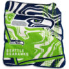 Seattle Seahawks Blankets - Sherpa Blanket for Couch - Soft (Queen Size) seattle seahawks blankets sherpa blanket for couch soft queen size ver 34