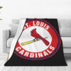 St Louis Cardinals Blanket - Fleece Blanket for Bed - Soft (Multiple Sizes) st louis cardinals blanket fleece blanket for bed soft multiple sizes ver 48