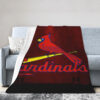 St Louis Cardinals Blanket - Sherpa Blanket for Bed - Soft (Multiple Sizes) st louis cardinals blanket sherpa blanket for bed soft multiple sizes ver 51