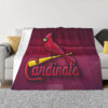 St Louis Cardinals Blankets - Fleece Blanket for Sofa - Warm (Queen Size) st louis cardinals blankets fleece blanket for sofa warm queen size ver 55