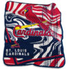 St Louis Cardinals Blankets - Sherpa Blanket for Bed - Warm st louis cardinals blankets sherpa blanket for bed warm ver 34