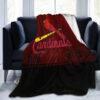St Louis Cardinals Blankets - Sherpa Blanket for Gift - Lightweight (Queen Size) st louis cardinals blankets sherpa blanket for gift lightweight queen size ver 66