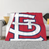 St Louis Cardinals Blankets - Sherpa Blanket for Sofa - Soft (Multiple Sizes) st louis cardinals blankets sherpa blanket for sofa soft multiple sizes ver 59