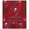 Tampa Bay Buccaneers Blankets - Sherpa Blanket for Couch - Soft (Throw Size) tampa bay buccaneers blankets sherpa blanket for couch soft throw size ver 52