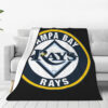 Tampa Bay Rays Blanket - Sherpa Blanket for Bed - Soft (Multiple Sizes) tampa bay rays blanket sherpa blanket for bed soft multiple sizes ver 21